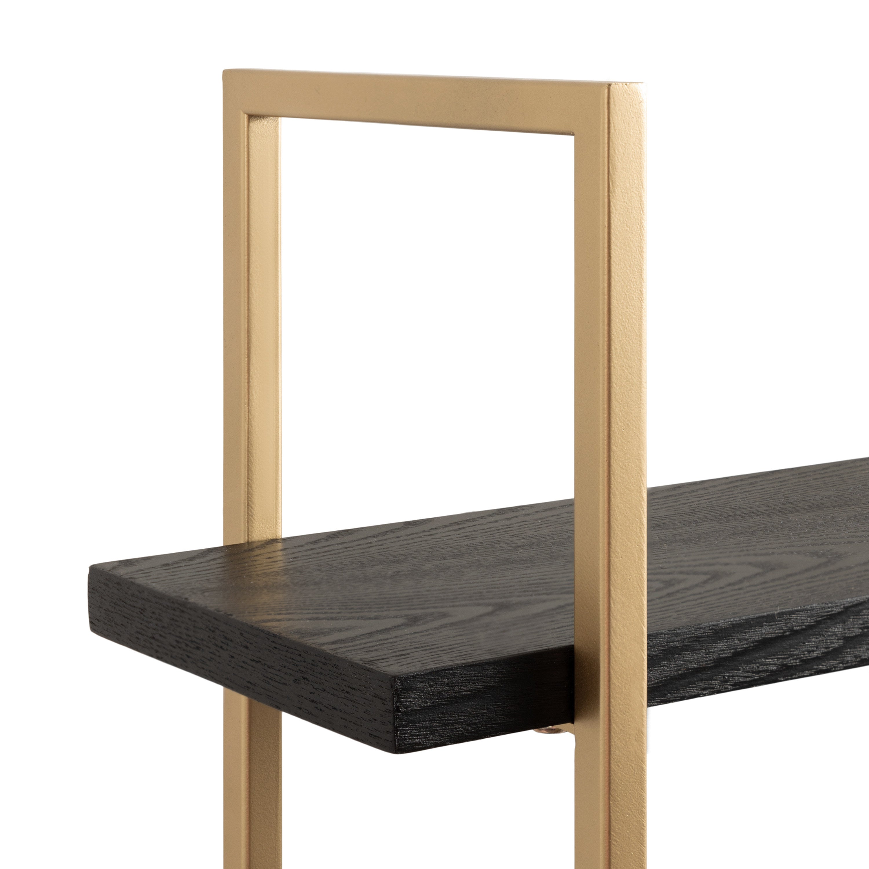 Accent Shelf 20x30 Black Gold 3
