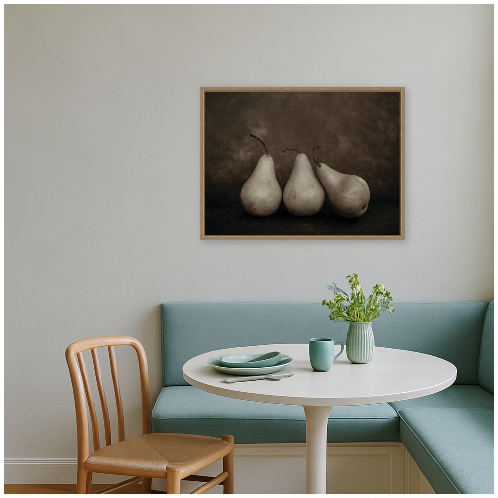 Framed Canvas 24x18 Sylvie Dark Gold 7