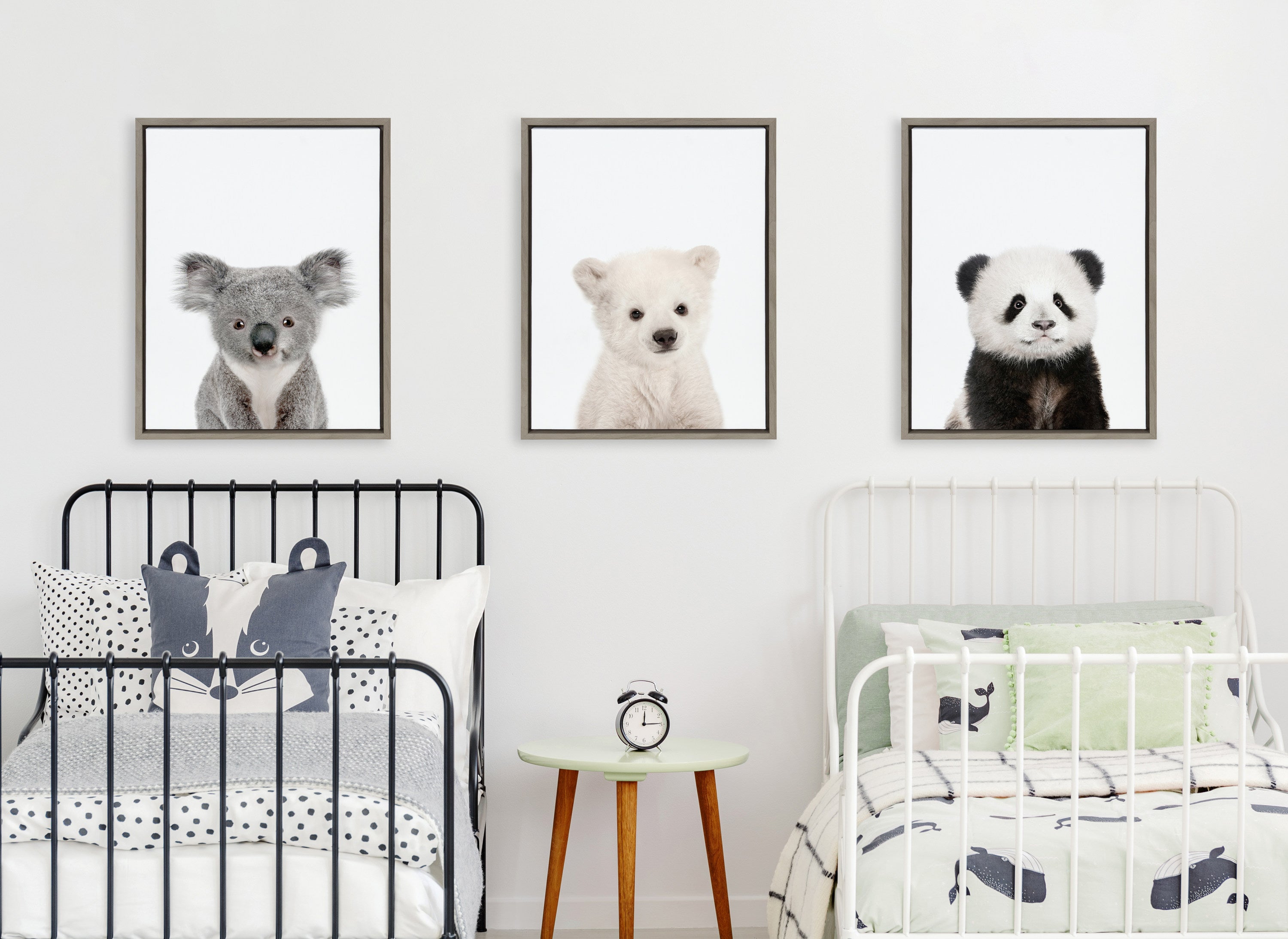 Art Set Sylvie Graywash 3 Piece Set 18x24 6