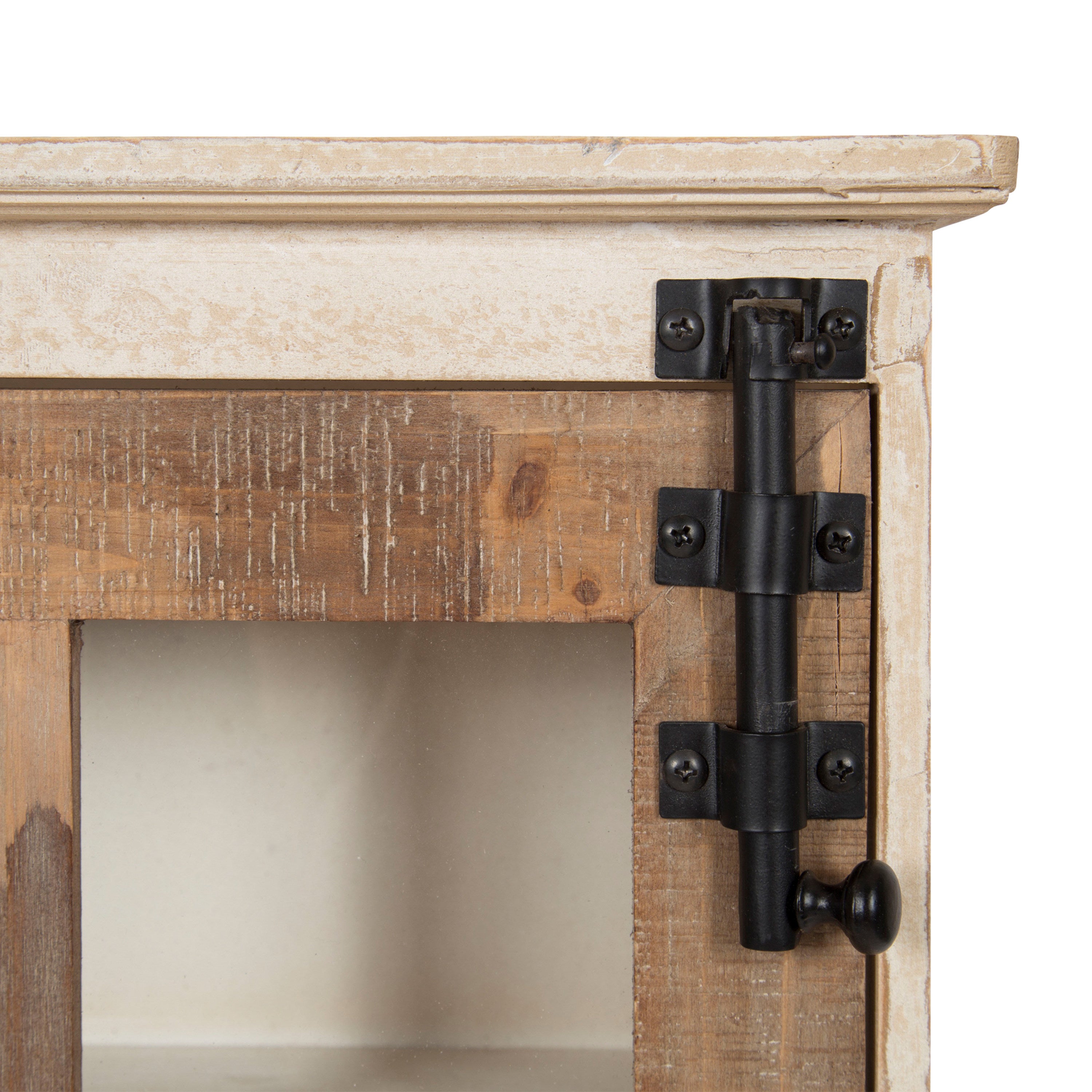 Hutchins Decorative 2 Drawer Wood Wall Cabinet