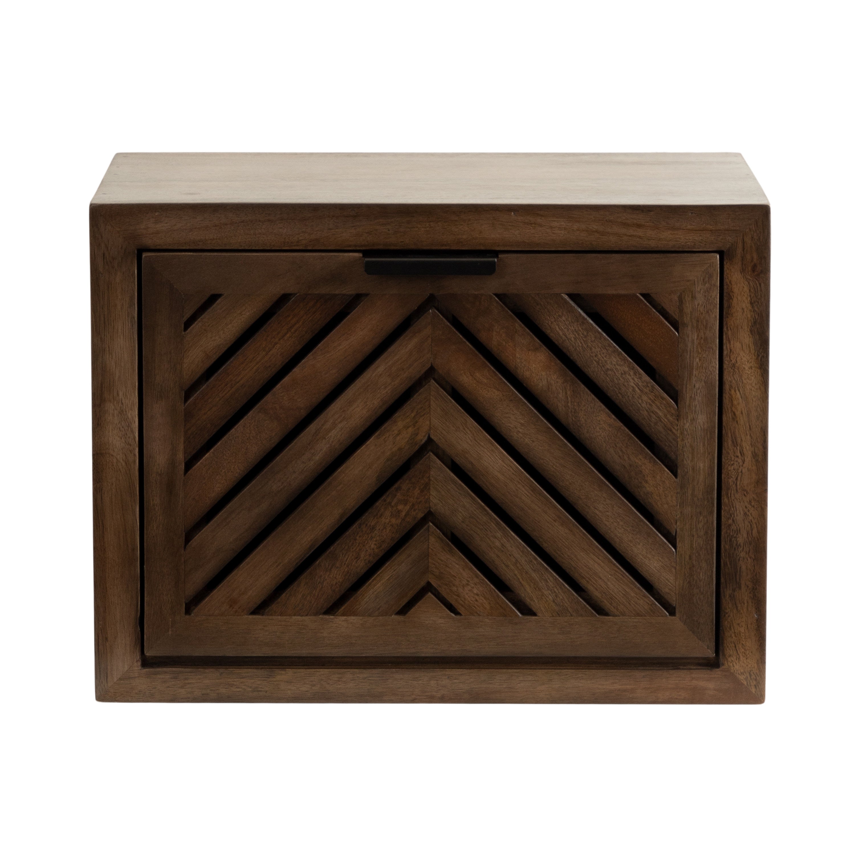 Floating Side Table Brown 16x10x12 5