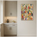 Framed Canvas 28x38 Sylvie Dark Gold 6