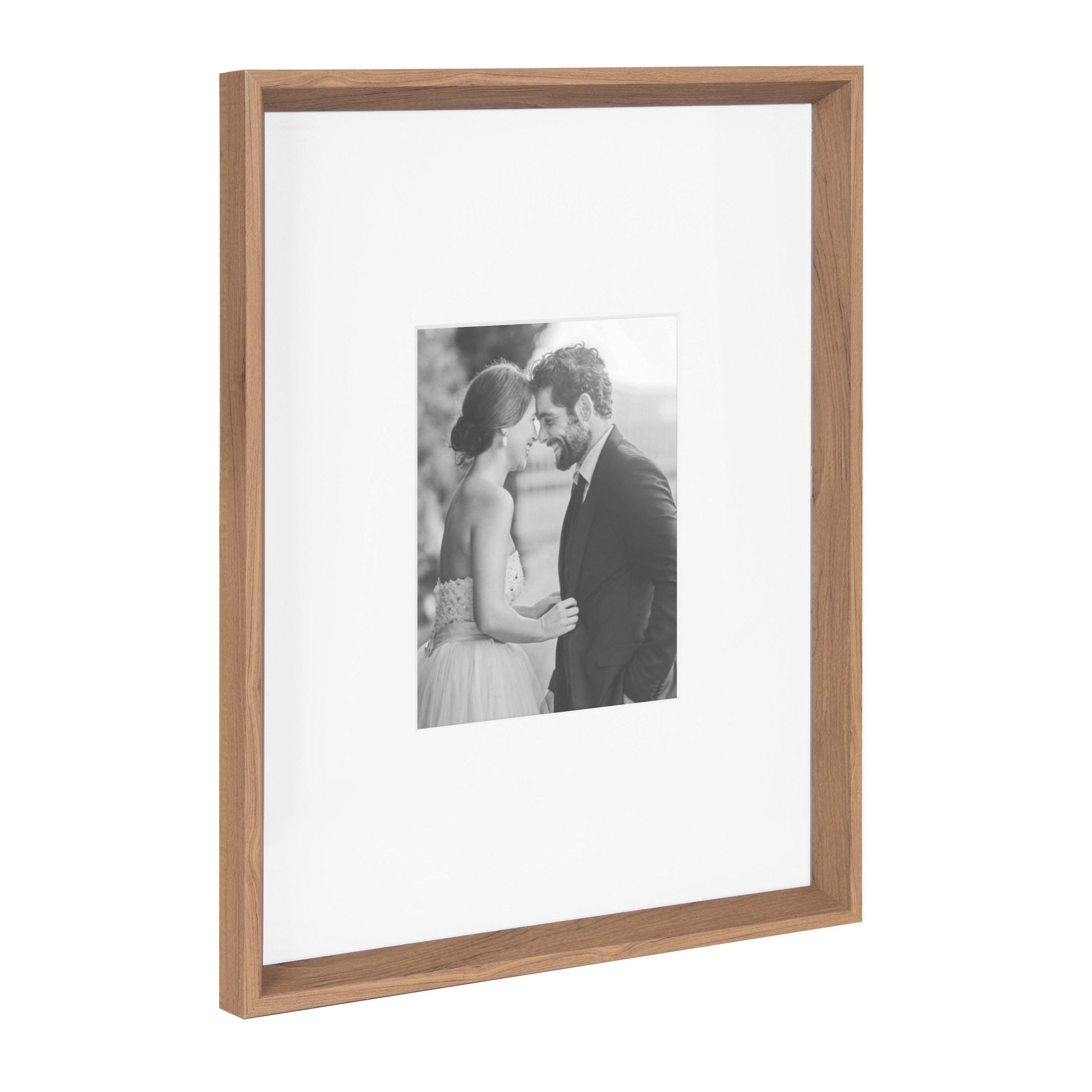 Wall Frame Brown 16x20 matted to 8x10 6