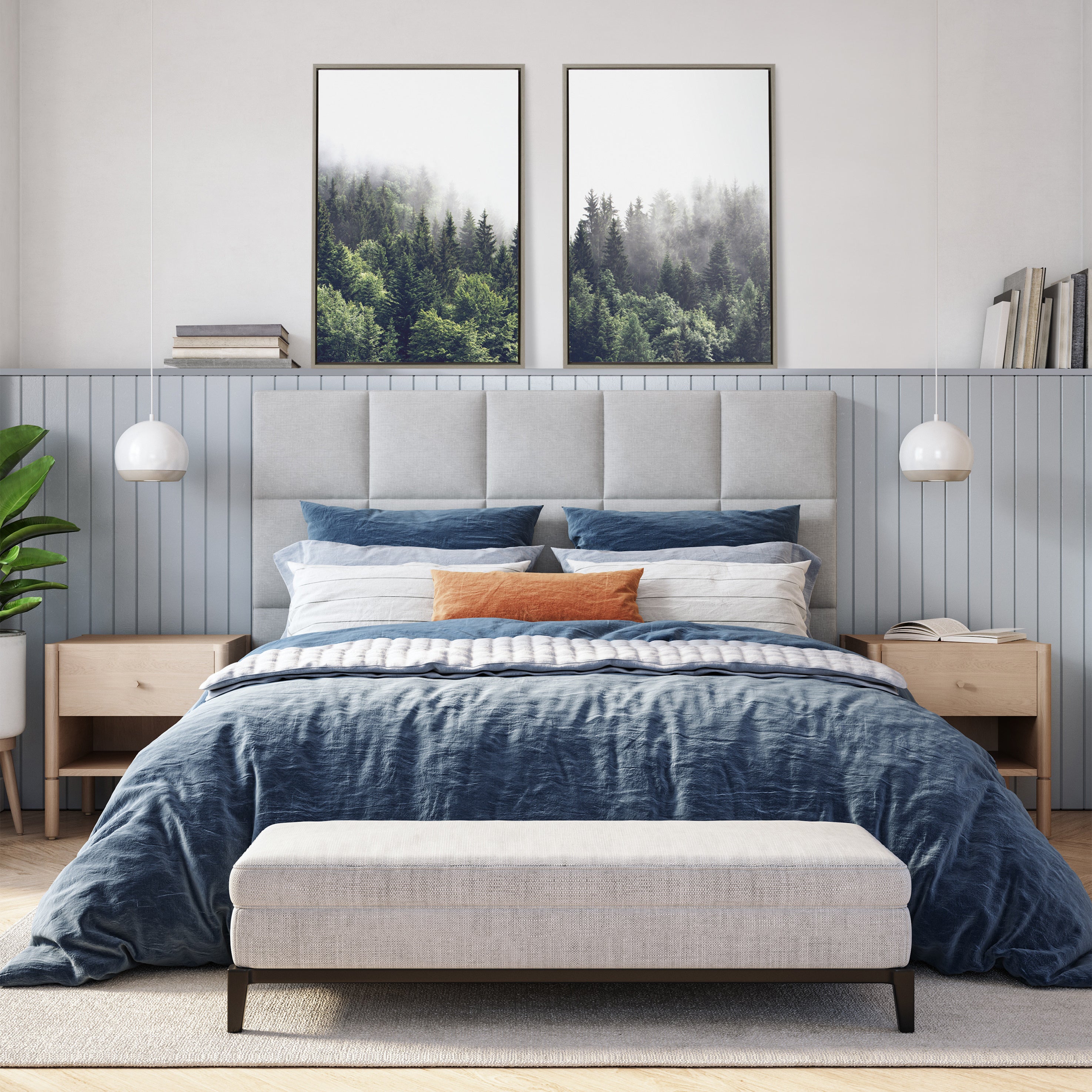 Art Set 2 Piece Set 23x33 Sylvie Graywash 5