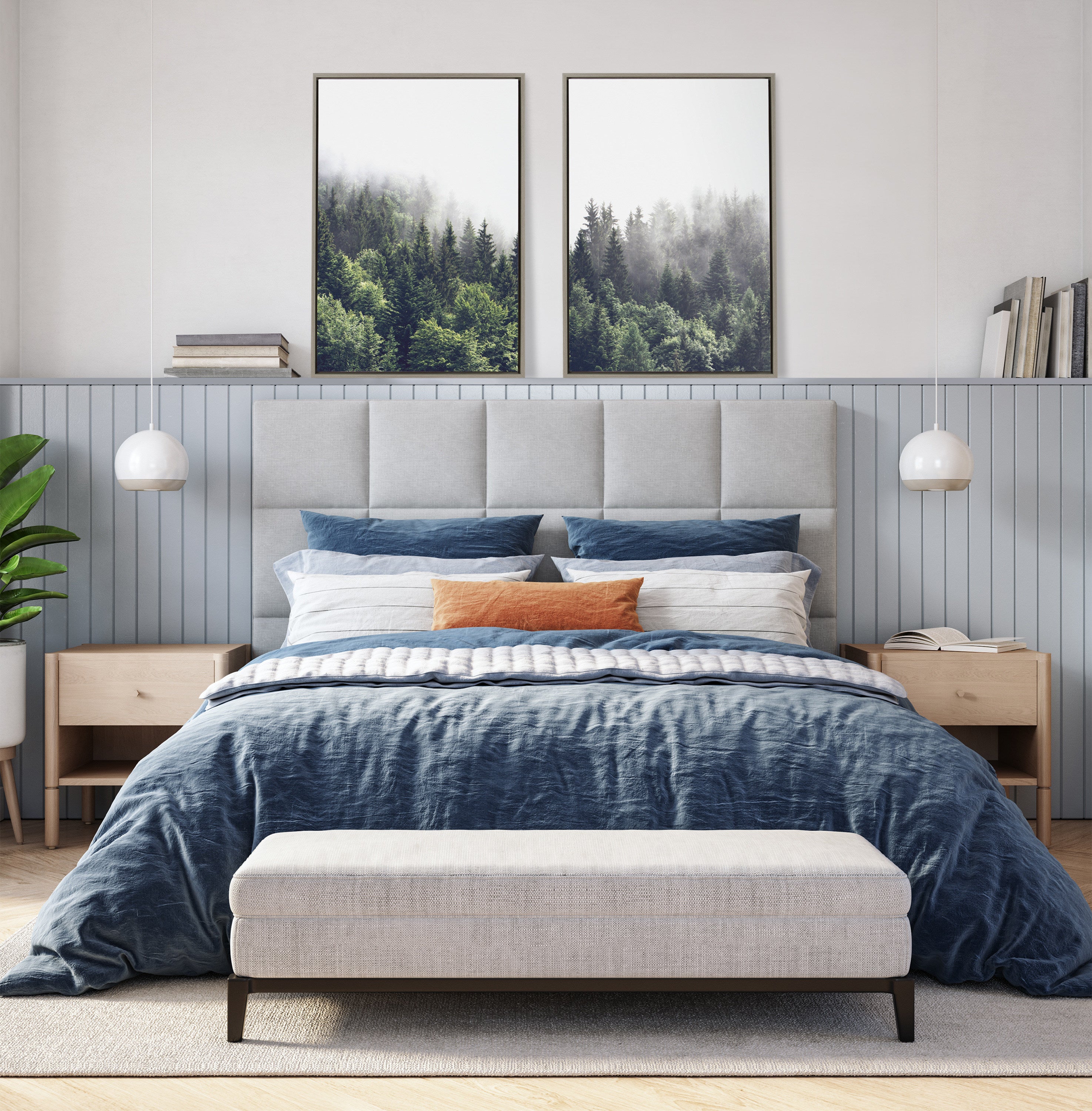 Art Set 2 Piece Set 23x33 Sylvie Graywash 5