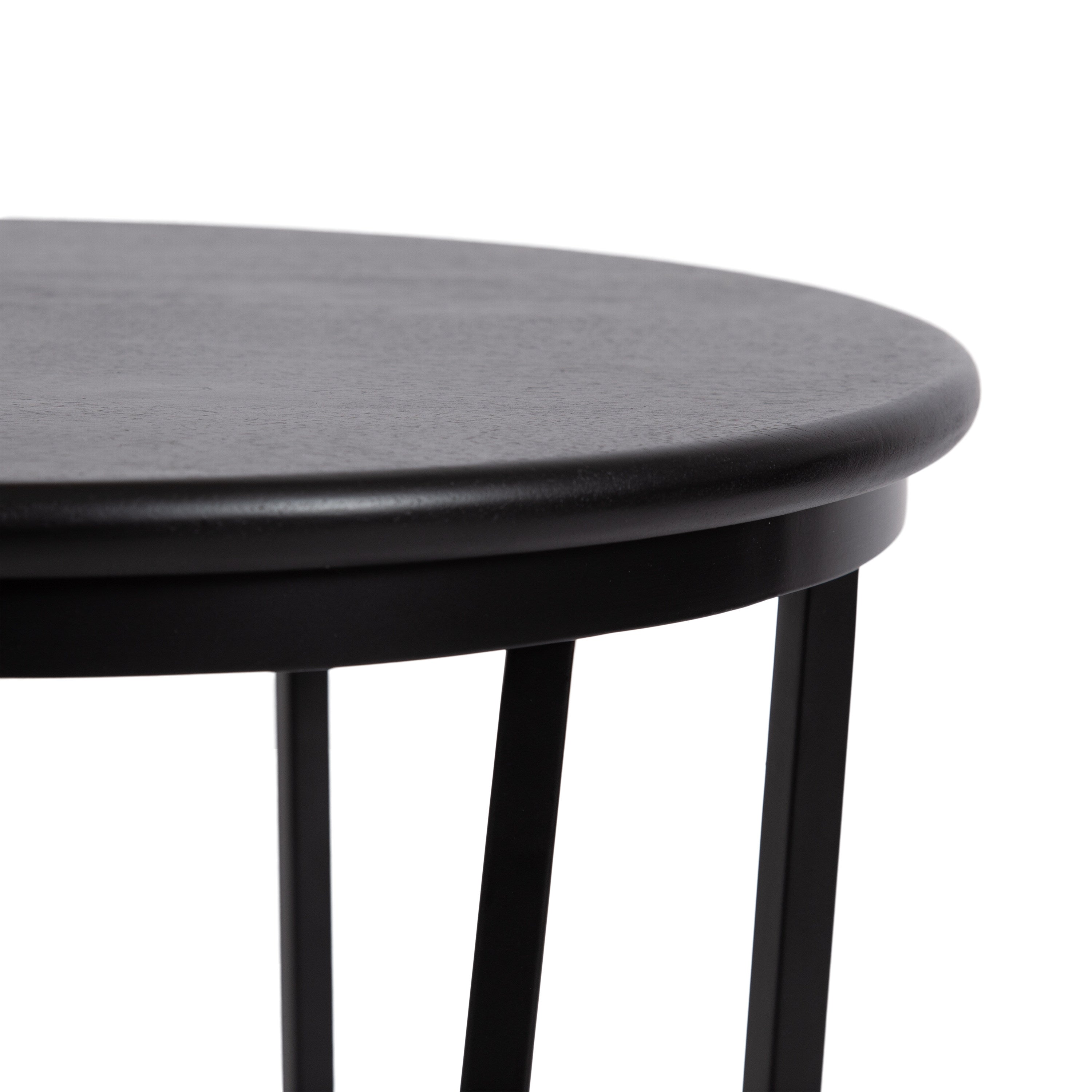 Side Table Black 16x16x24 3