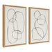 Art Set Sylvie Natural 2 Piece Set 18x24 2
