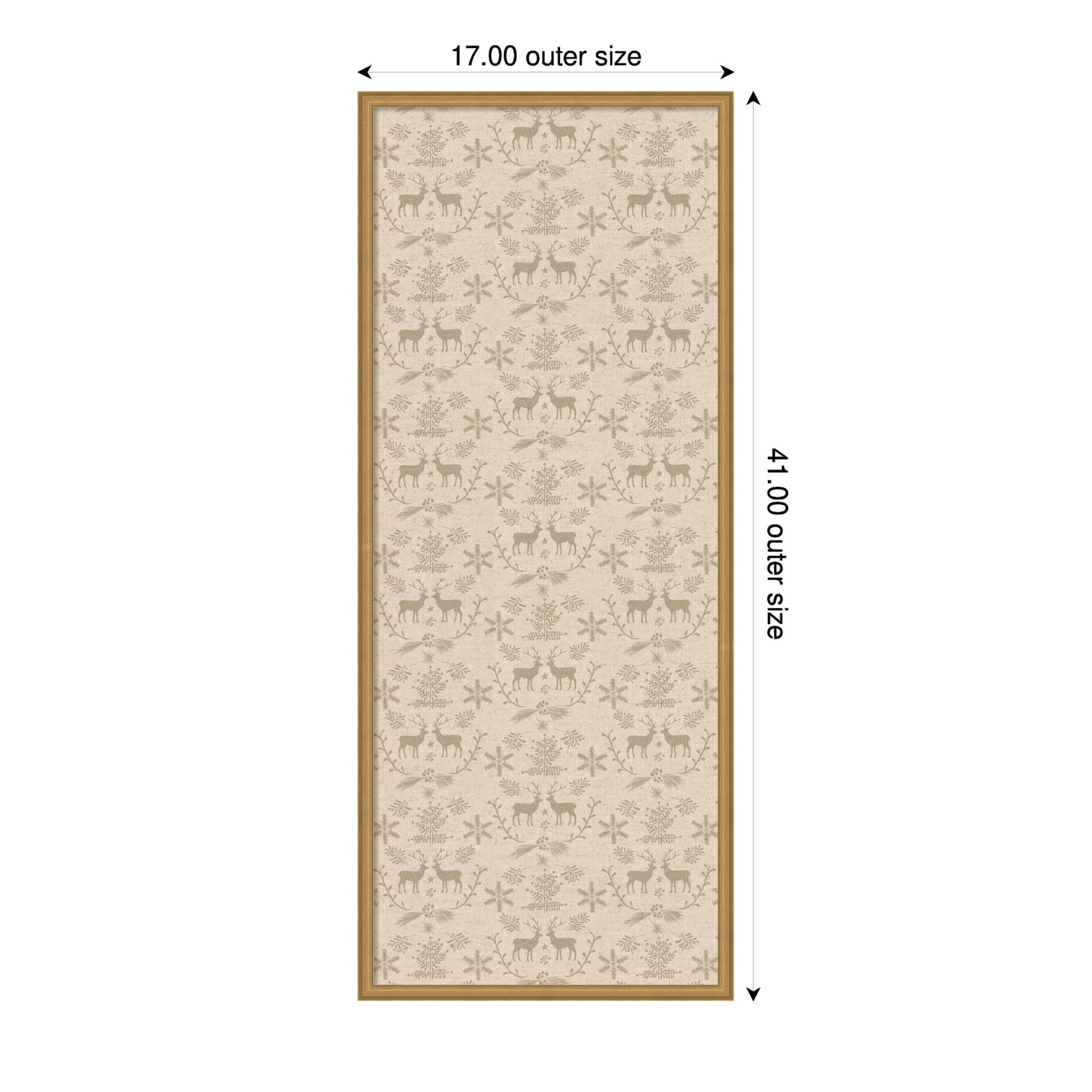 Pinboard Edith Gold 17x41 2