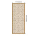 Pinboard Edith Gold 17x41 2