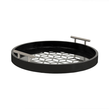 Single Tray Black 16" Diameter 1