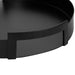 Single Tray Black 15" Diameter 5