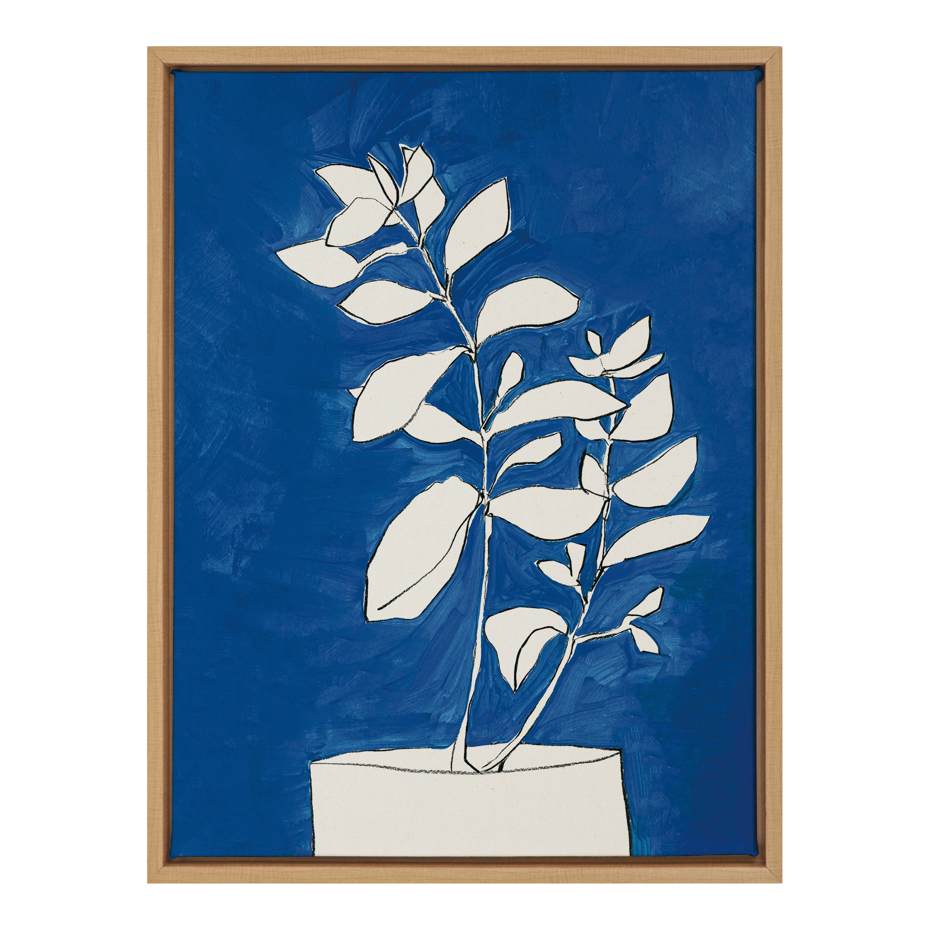 Framed Canvas Sylvie Natural 18x24 1