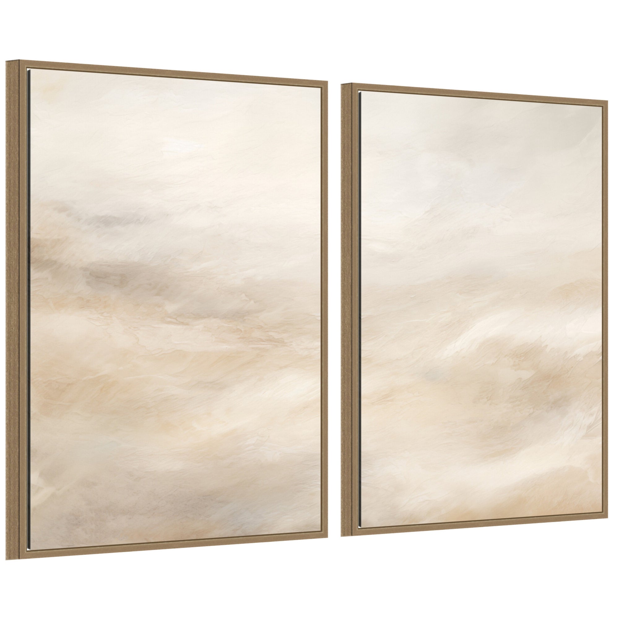 Art Set 2 Piece Set 23x33 Sylvie Dark Gold 1