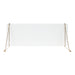 Wall Mounted Desk White Gold 38x14x16 5