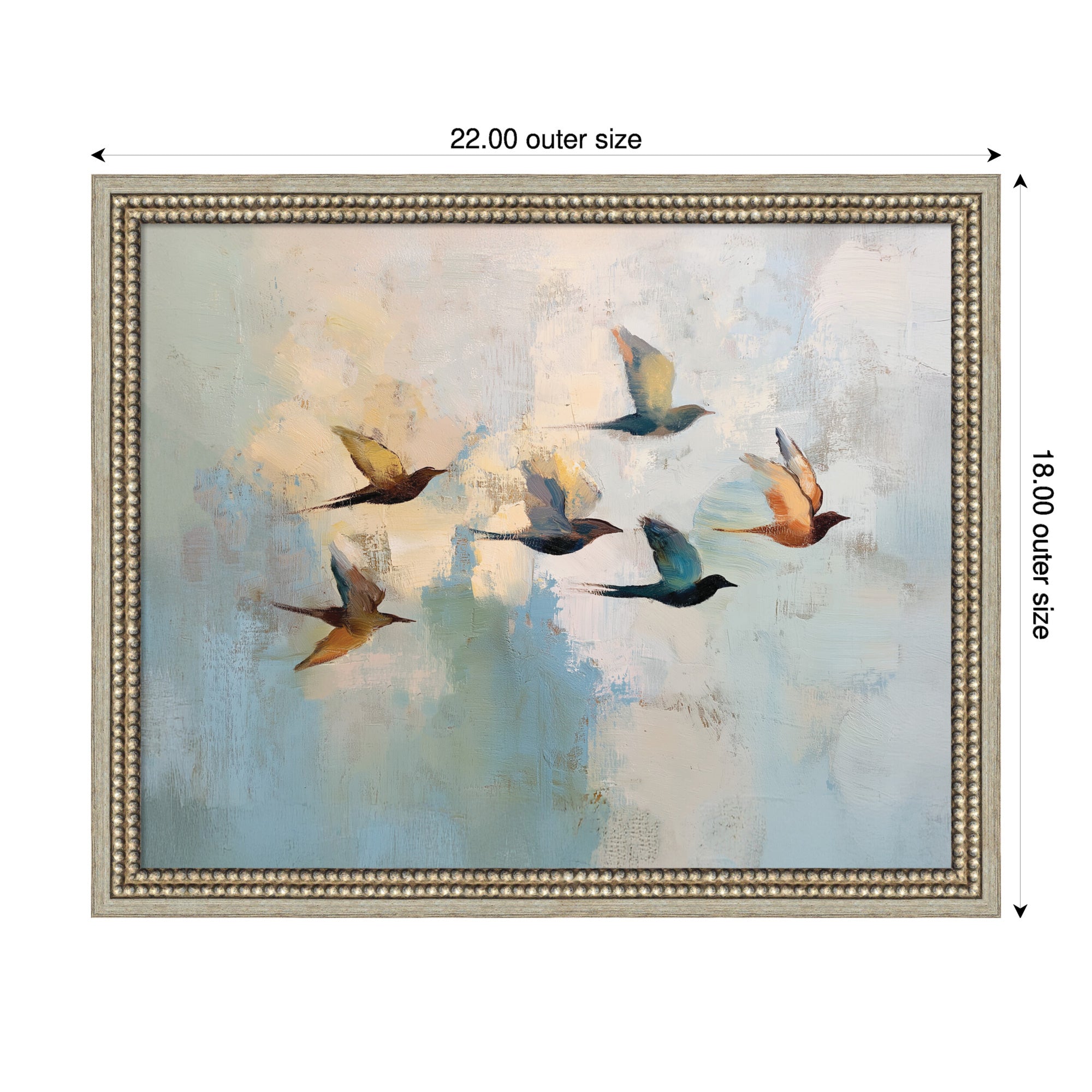 Mounted Canvas 22x18 Castellan Silver 6