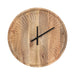 Wall Clock Natural 17x17 5