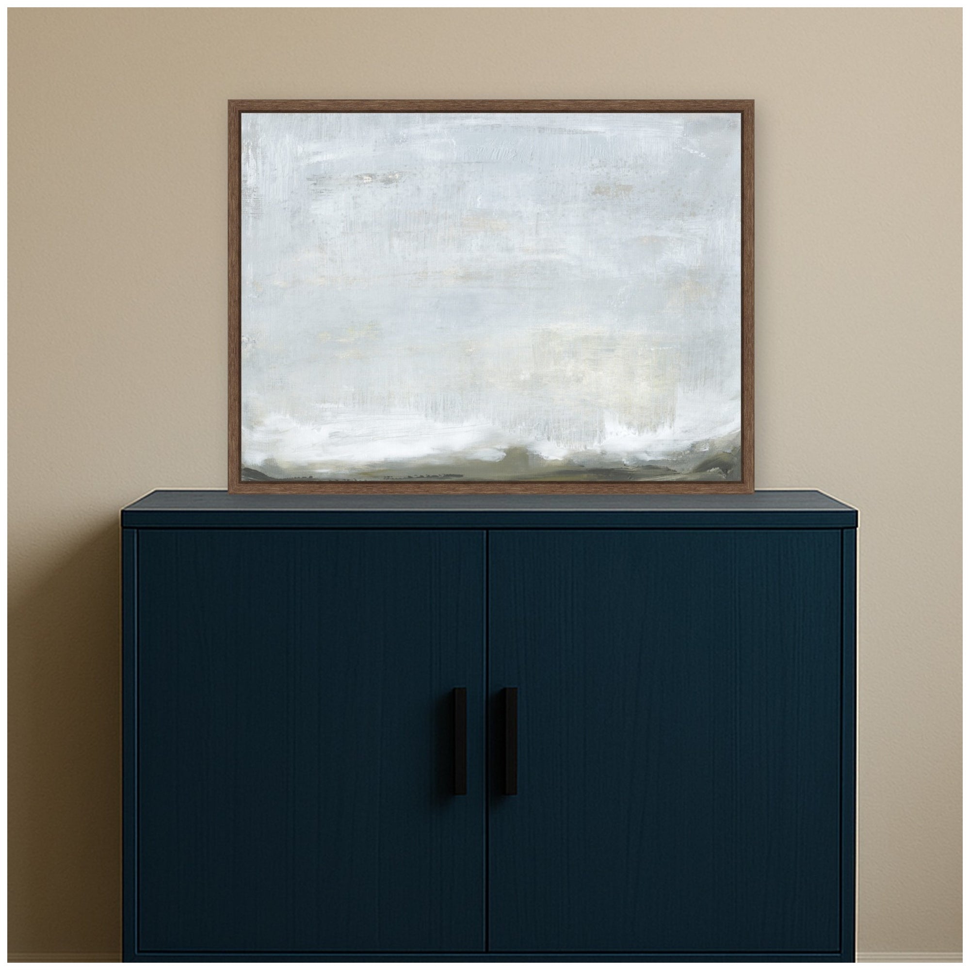 Framed Canvas 24x18 Sylvie Walnut 6