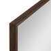 Hexagon Mirror Walnut Brown 22x31 3