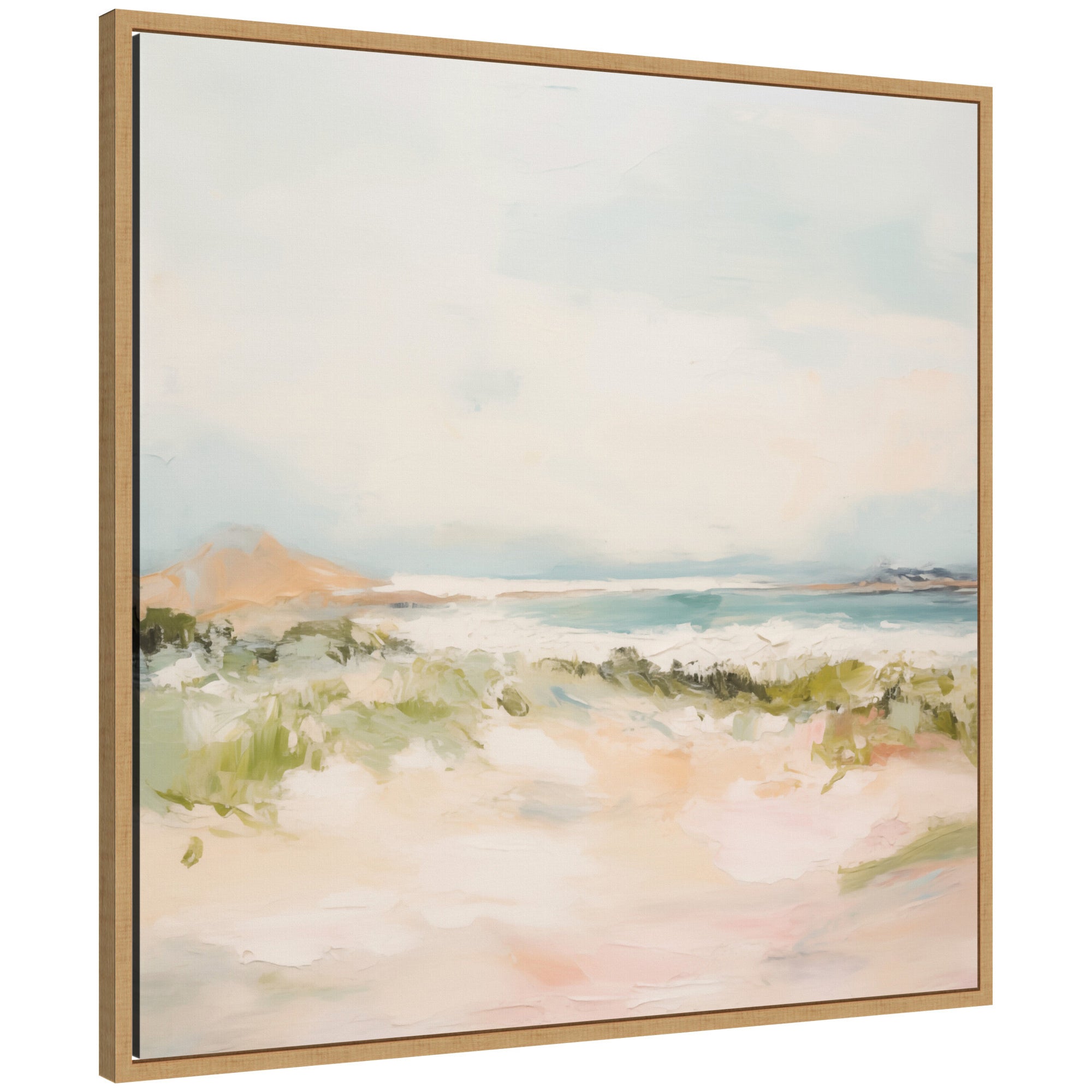 Tranquil Landscape III Square by Amy Lighthall Framed Canvas Wall Art Print