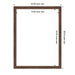 Dry Erase Board Florence Medium Brown 20x26 2