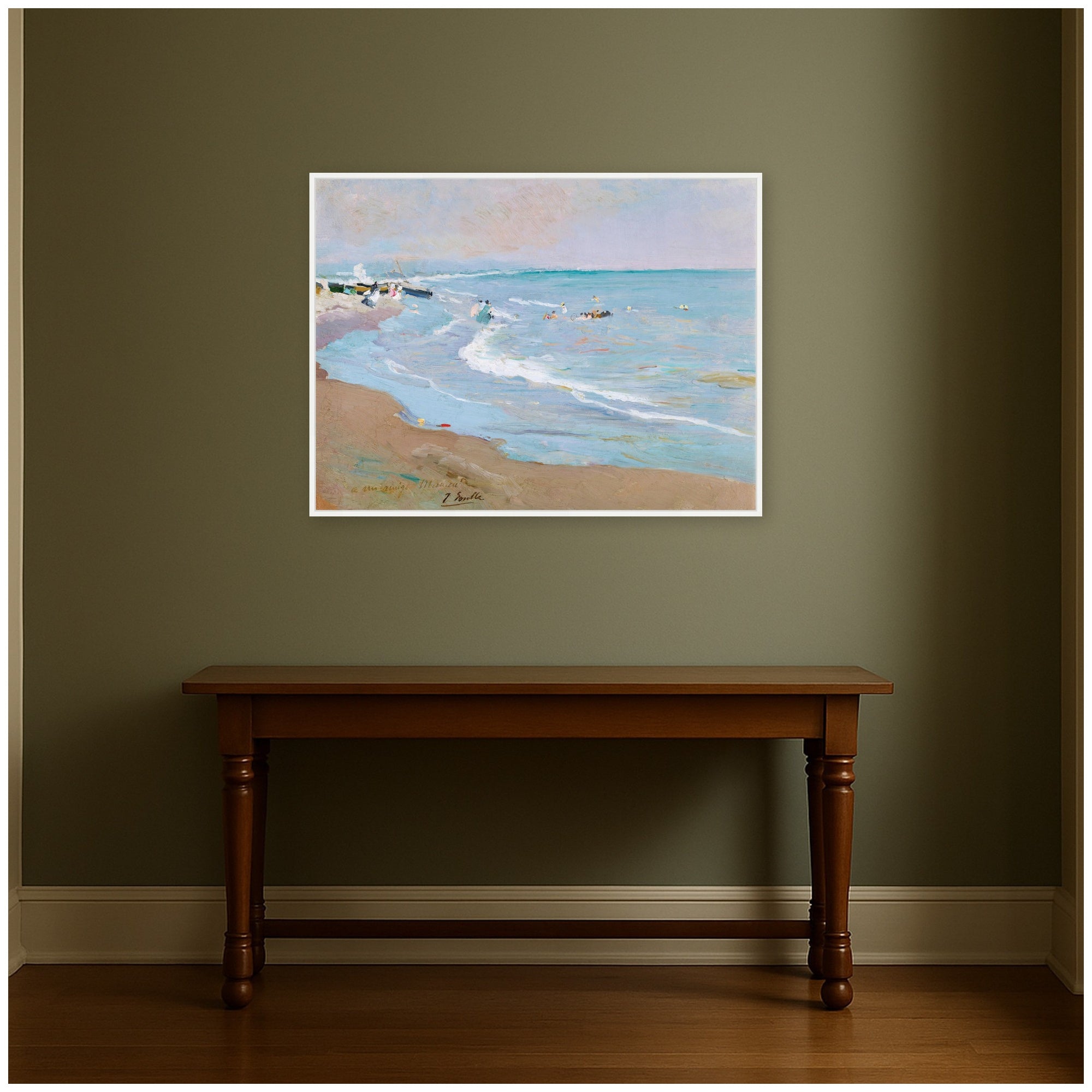 Framed Canvas Sylvie White 42x32 6