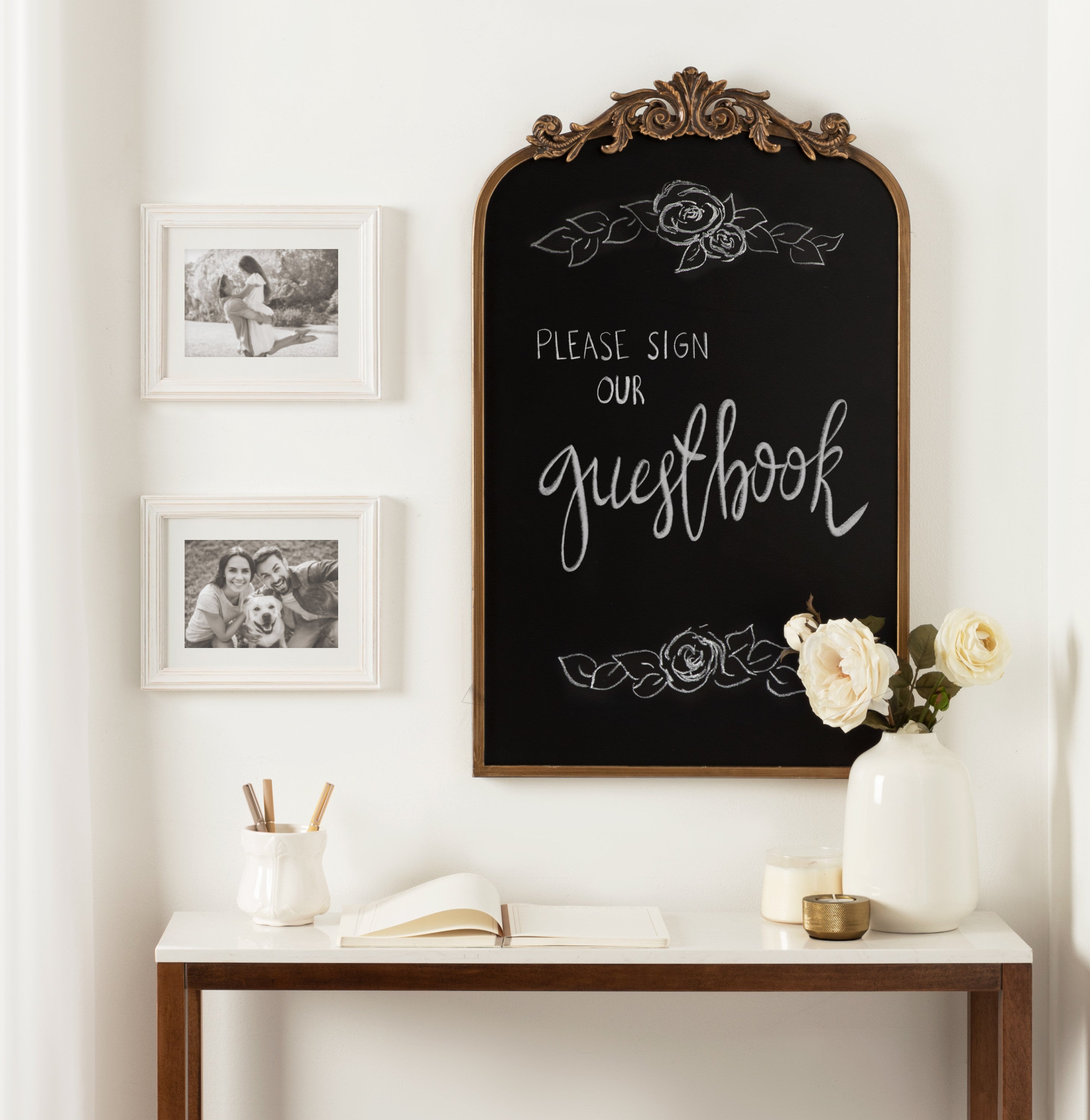 Chalkboard Gold 19x31 6