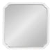 Scallop Mirror White 24x24 2