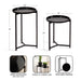 Plant Stand Black 2 Piece 2