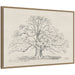 Framed Canvas 33x23 Sylvie Dark Gold 1