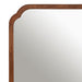 Scallop Mirror Brown 24x36 3