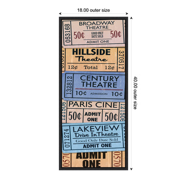 Framed Canvas 18 x 40 Sylvie Black 2