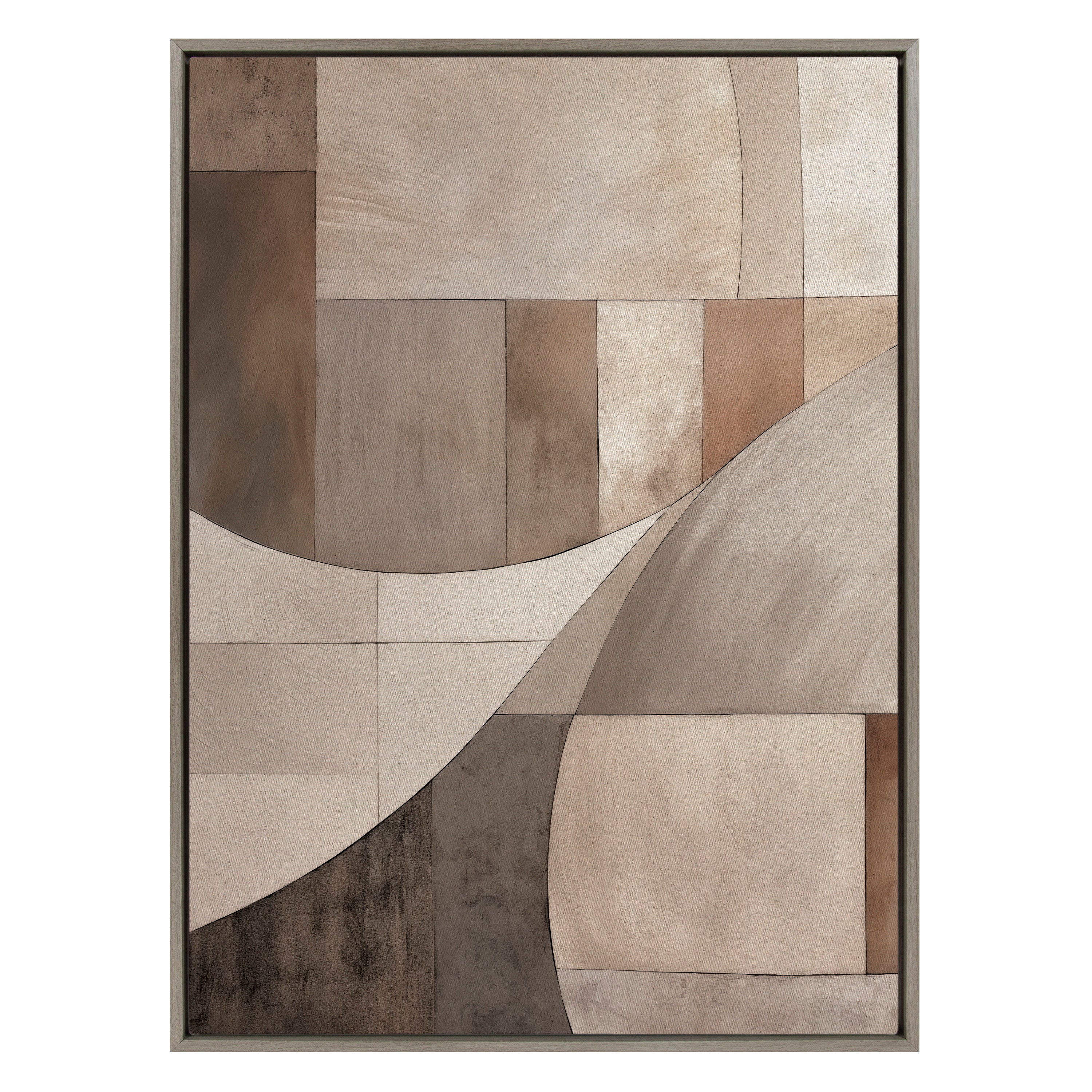 Framed Canvas 31.5x41.5 Sylvie Graywash 2