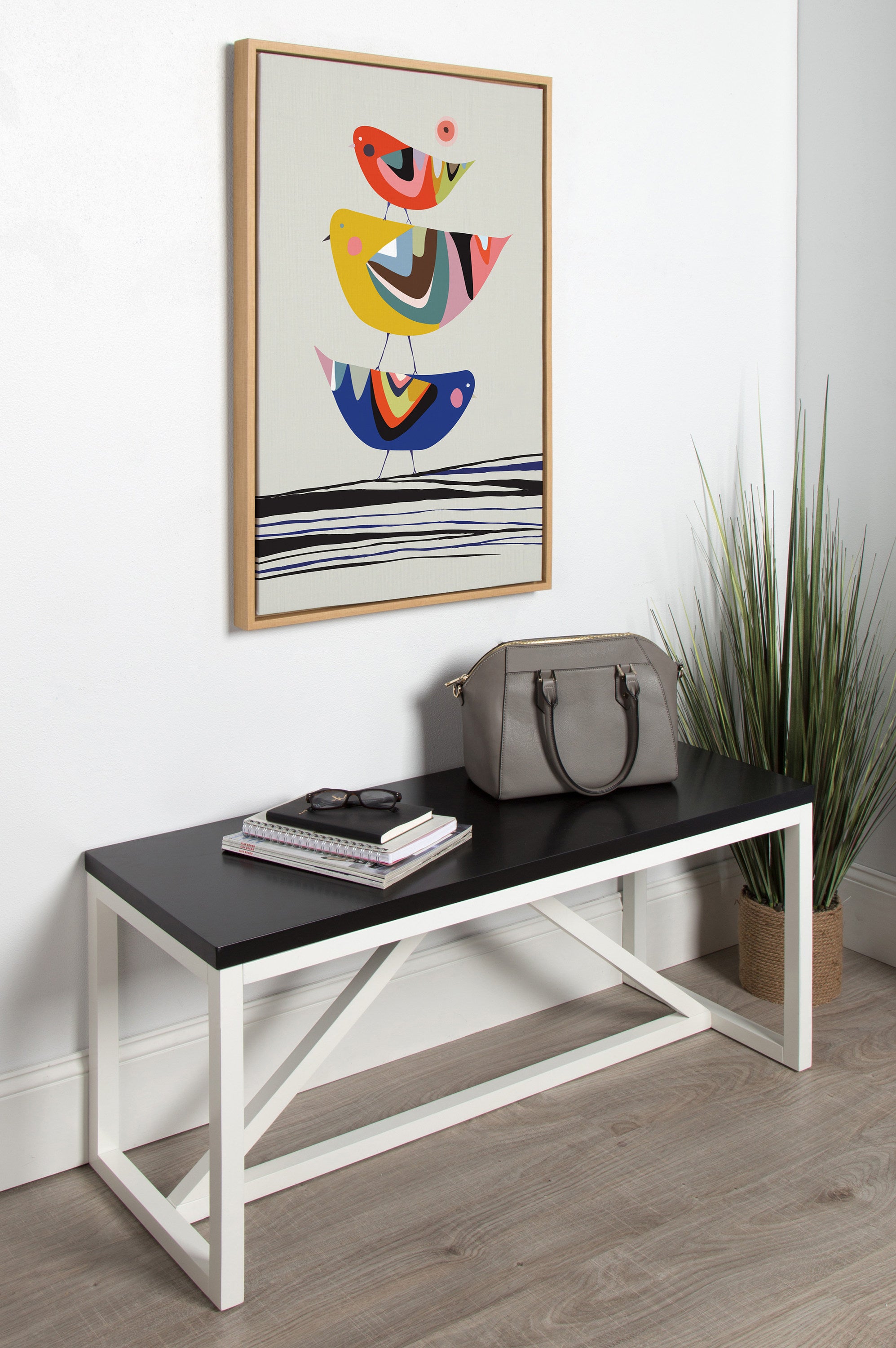 Framed Canvas Sylvie Natural 23x33 5