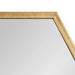 Hexagon Mirror Gold 24x36 3