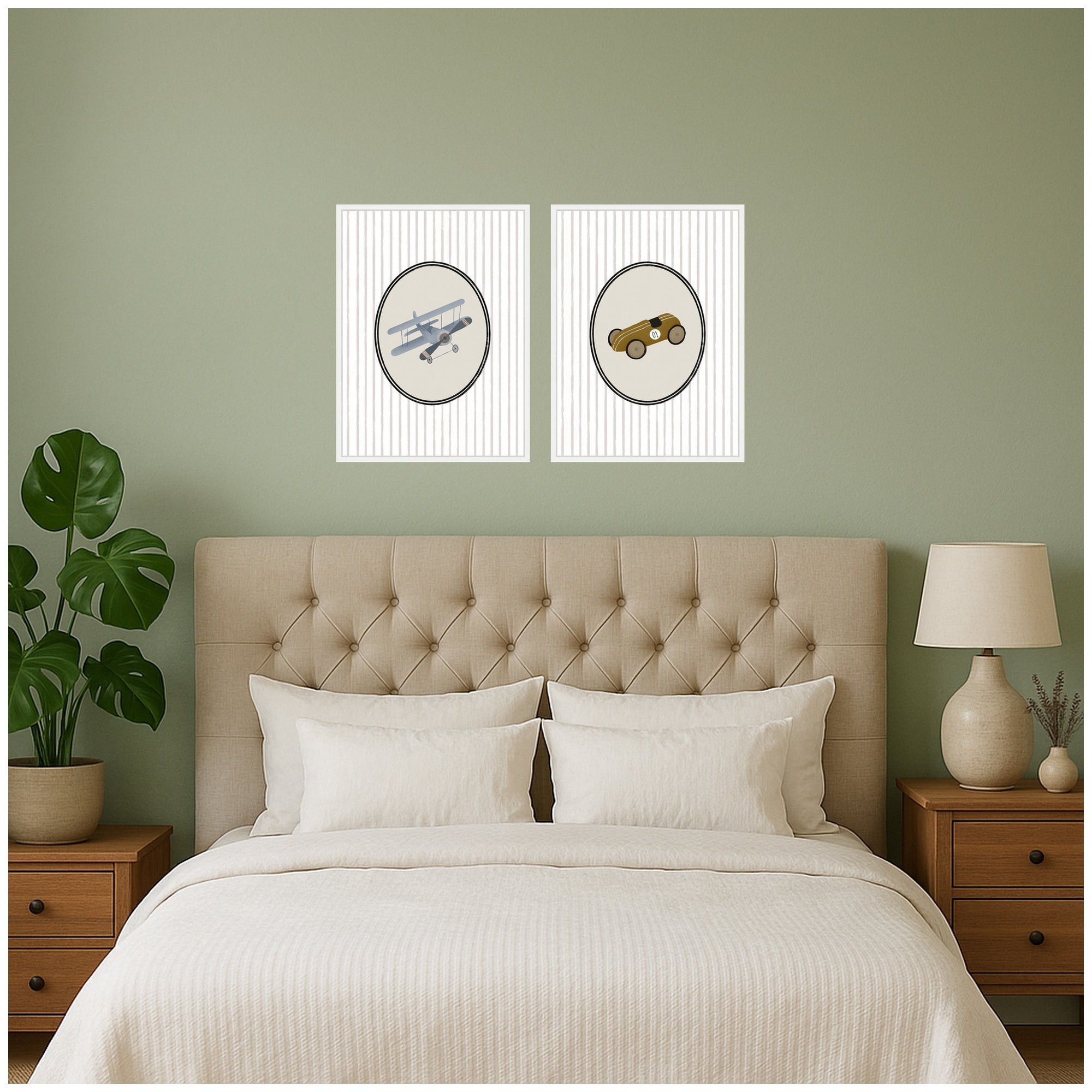 Art Set Sylvie White 2 Piece Set 18x24 6