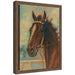 Framed Canvas 10x13 Sylvie Walnut 1