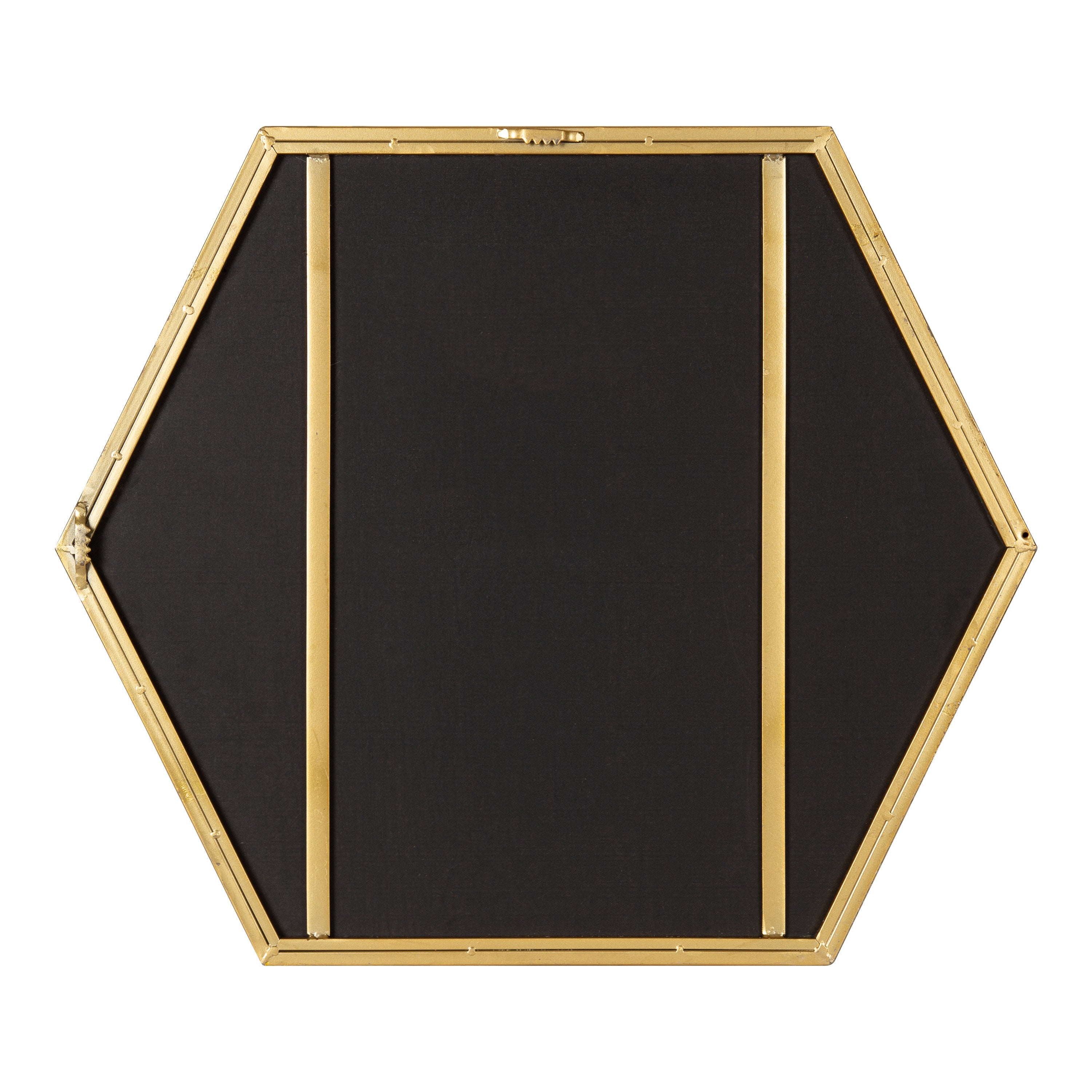 McNeer Hexagon Metal Wall Mirror