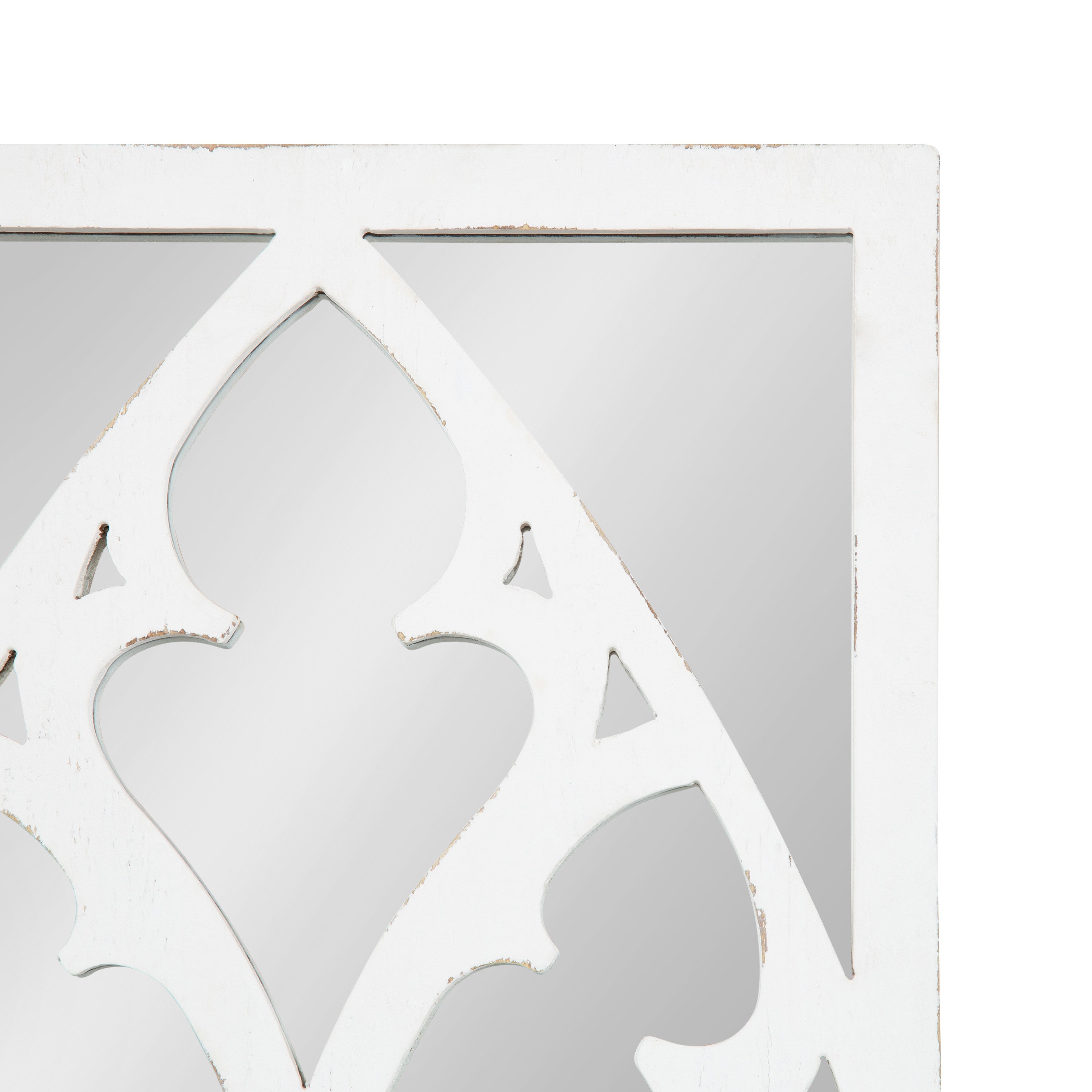 Decorative Mirror White 14x36 3