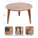 Coffee Table Walnut Brown 30x30x19 2