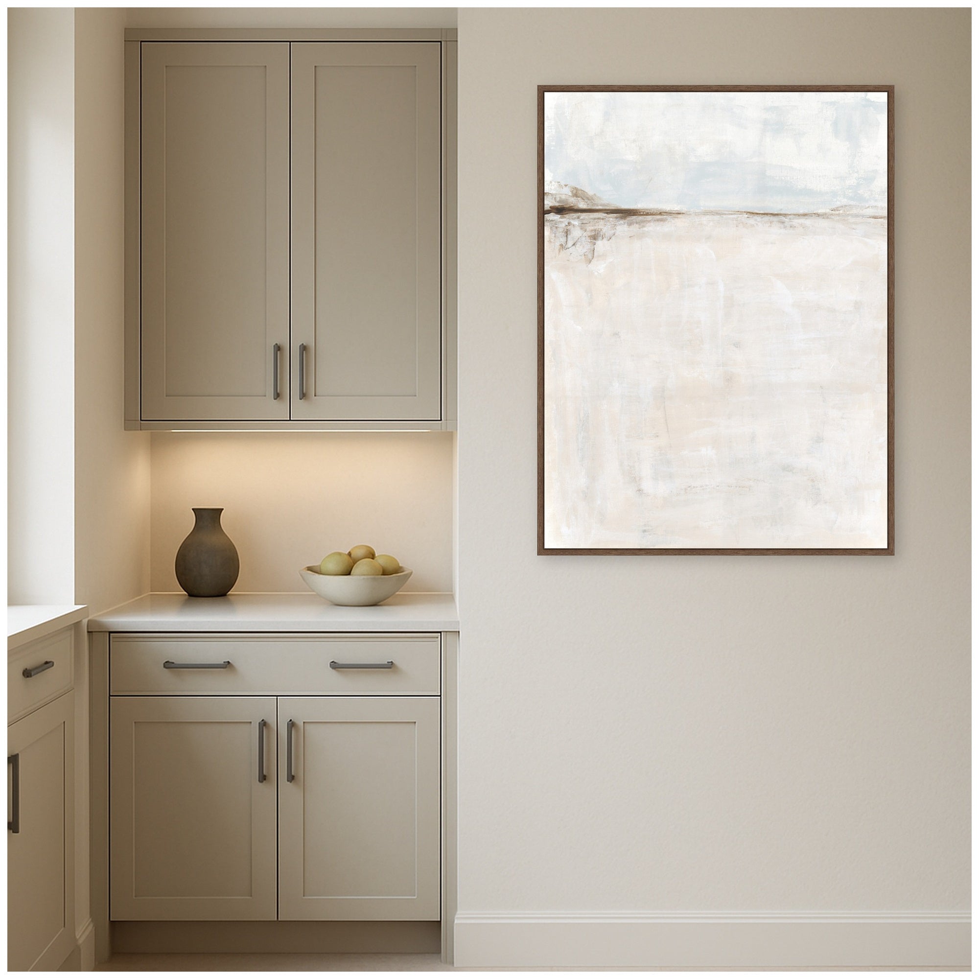 Framed Canvas 32x42 Sylvie Walnut 5