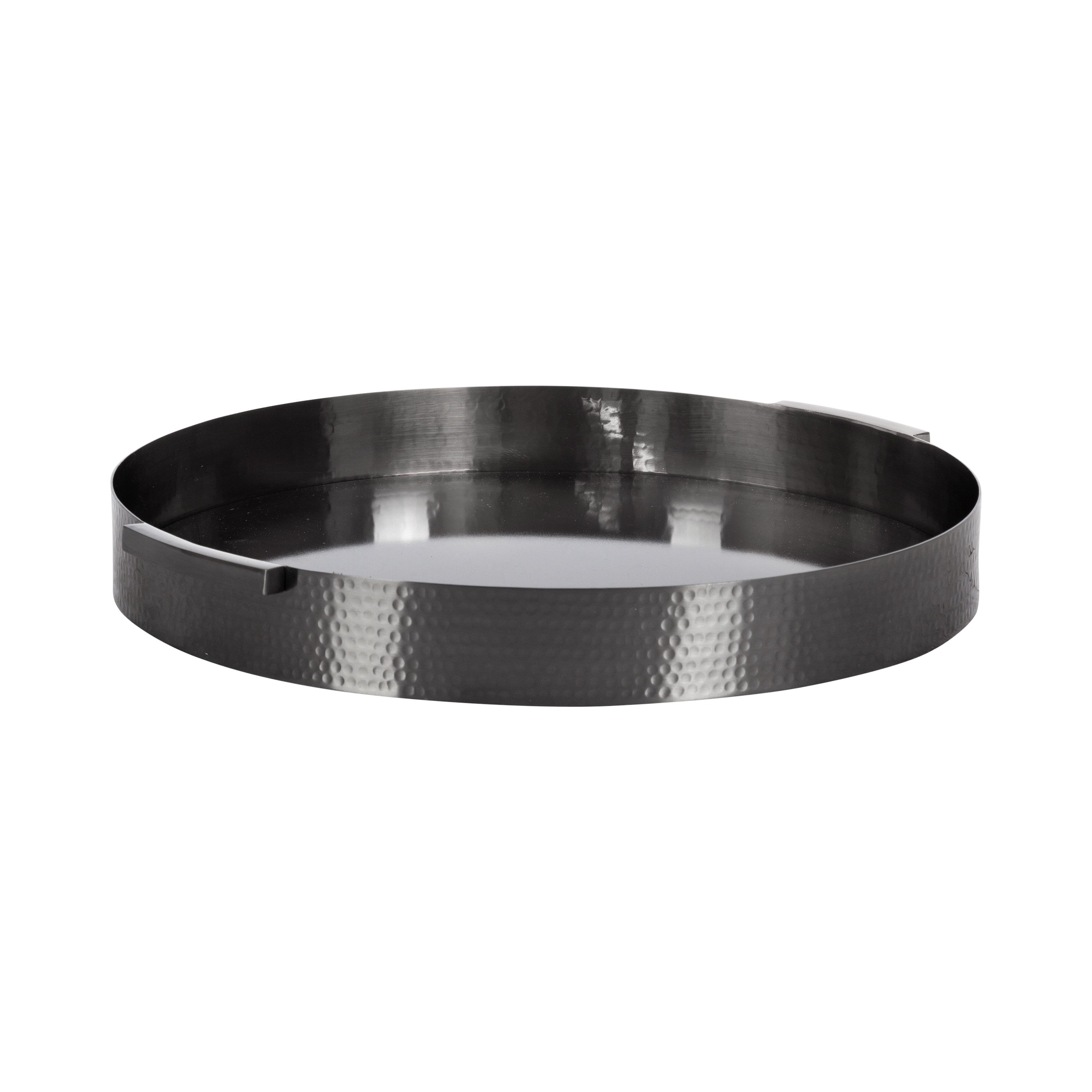 Single Tray 17" Diameter Pewter 1