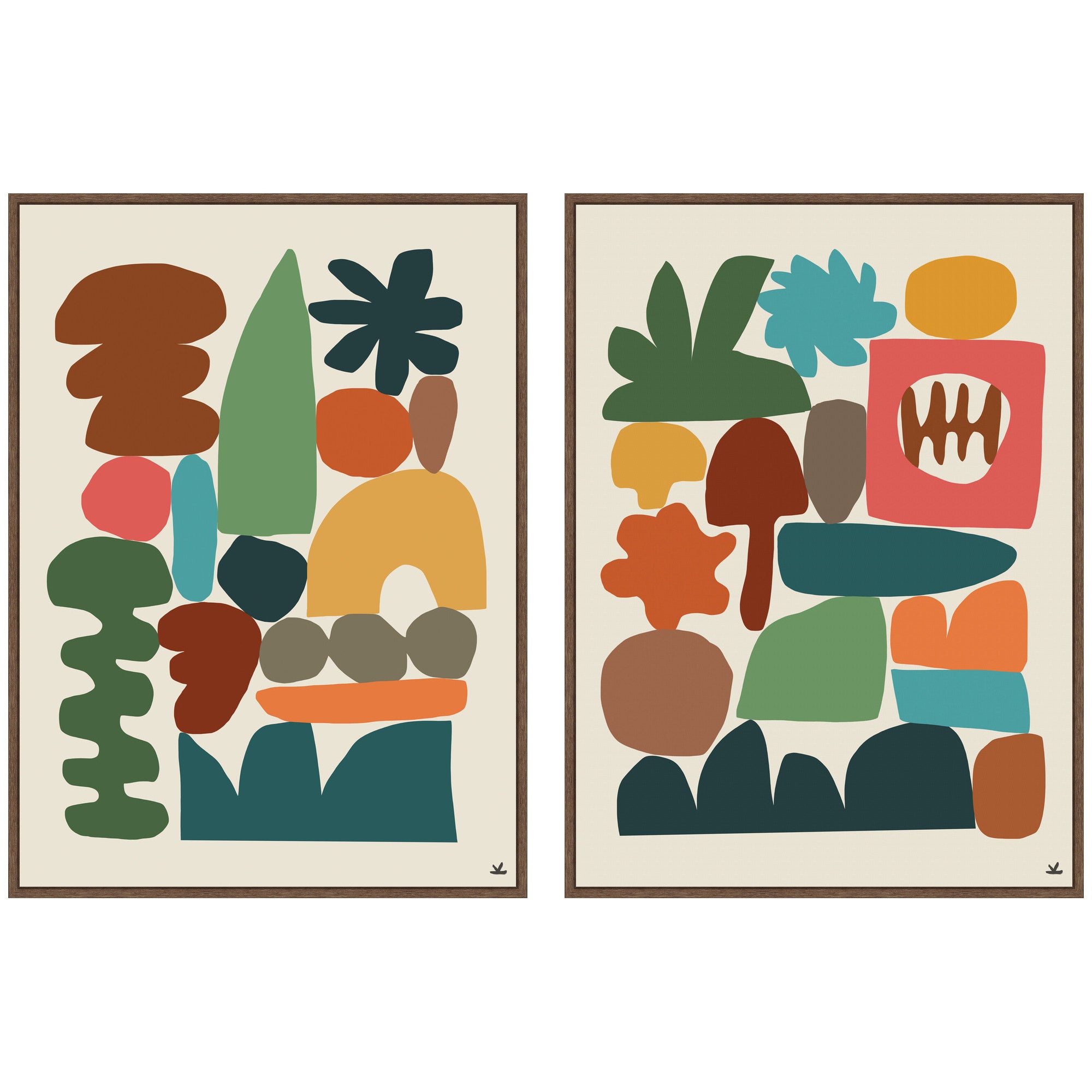 Night Chords 2 Piece Framed Canvas Wall Art Set by Kelly Knaga