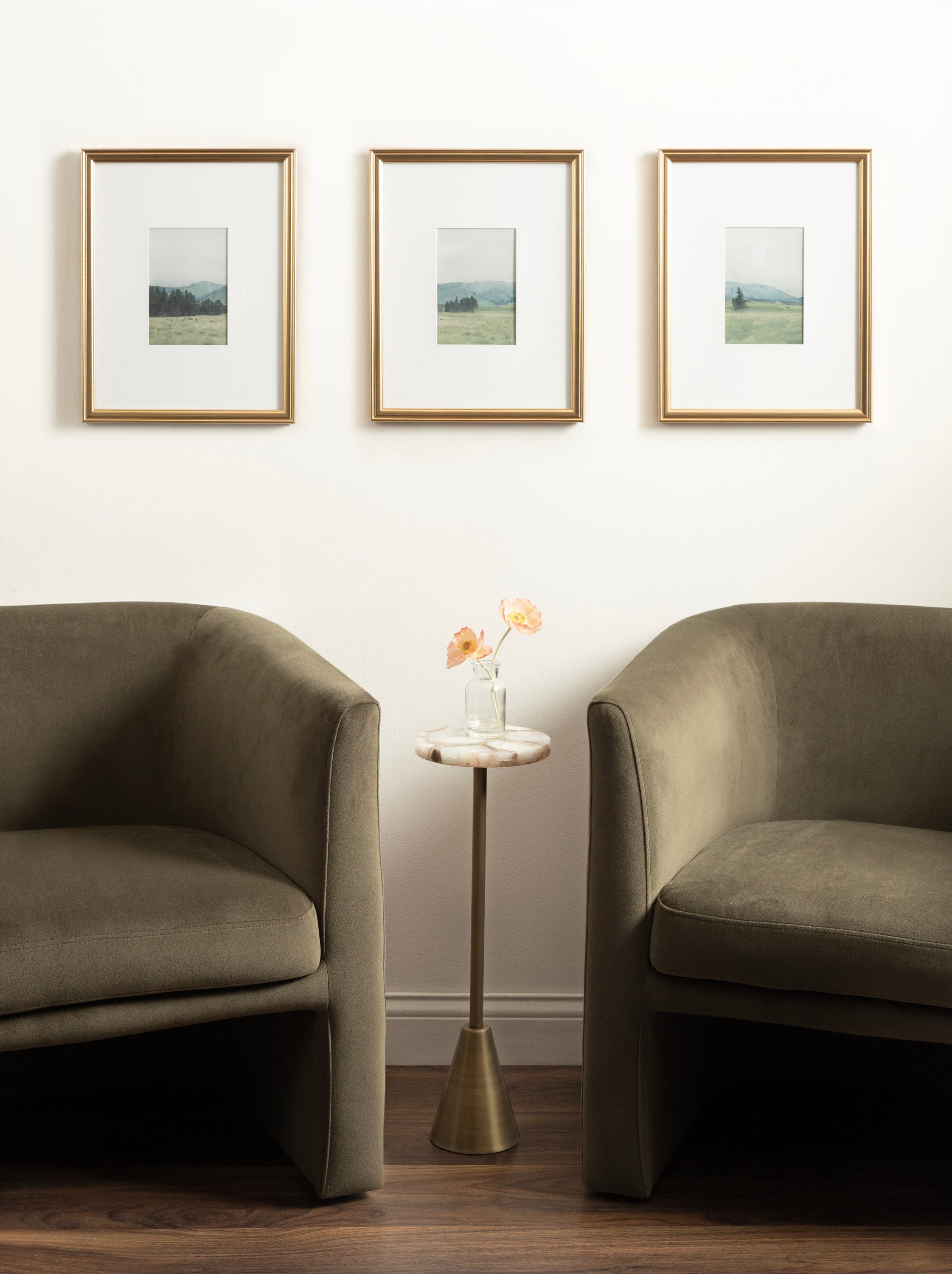 Art Set Gold 11x14 matted to 5x7 6