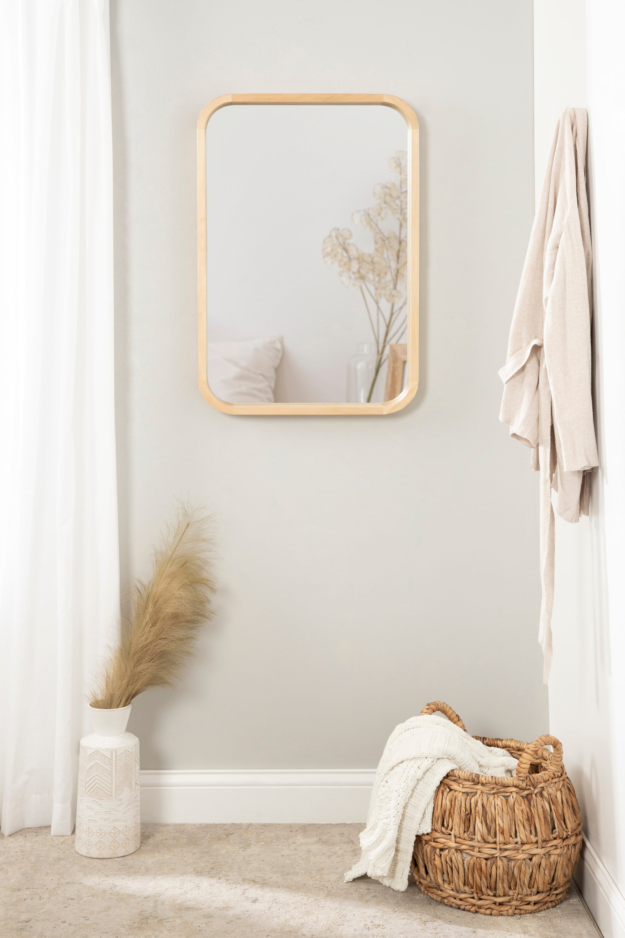Rectangle Mirror Natural 20x30 6