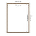 Dry Erase Board Bradford Bead Silver 19x25 2