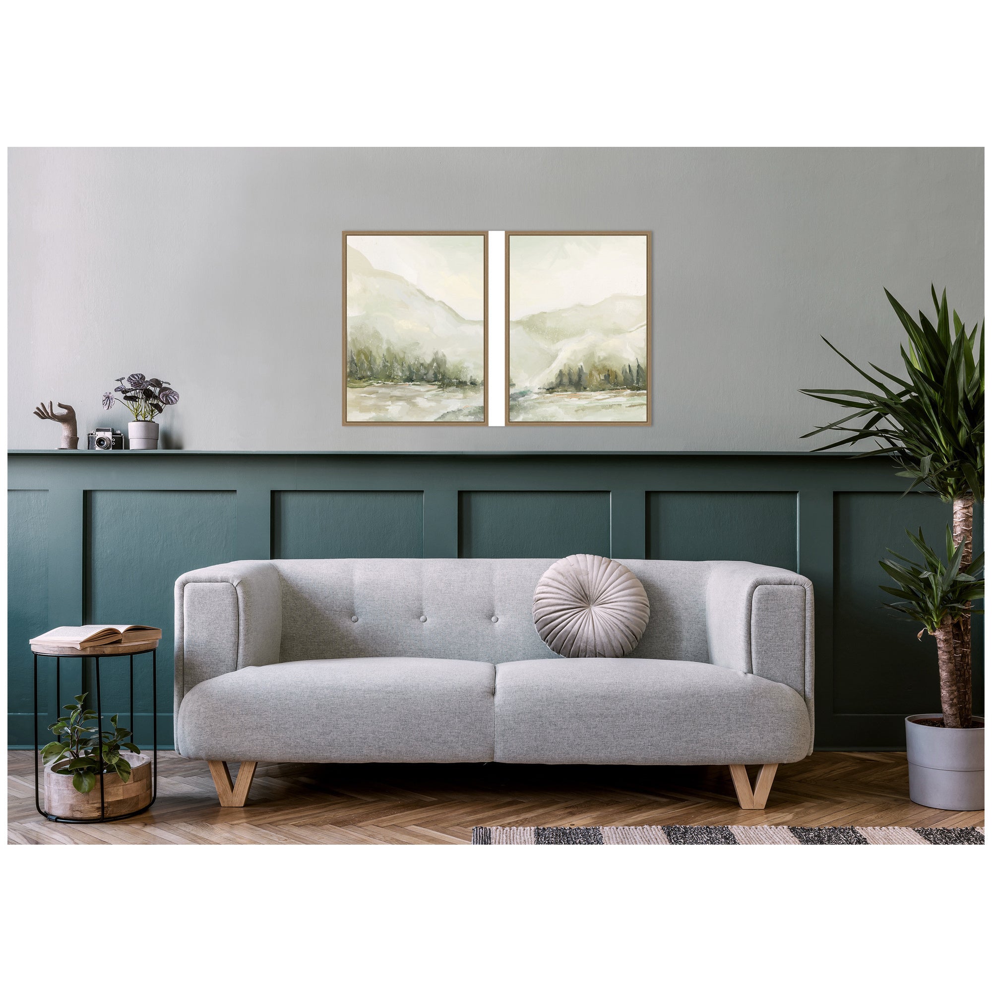 Art Set Sylvie Dark Gold 2 Piece Set 18x24 5