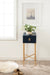 Tea Table Navy Blue Gold 12x12x30 7