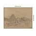 Framed Canvas 38x28 Sylvie Dark Gold 2