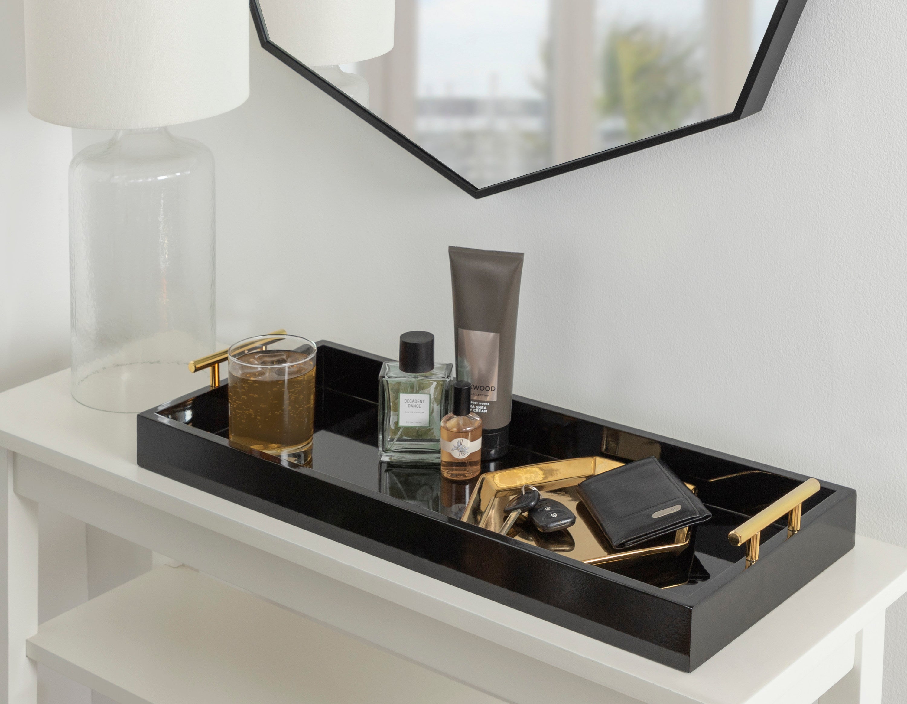 Single Tray Black 10x24 6