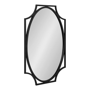 Scallop Mirror Black 20x30 1